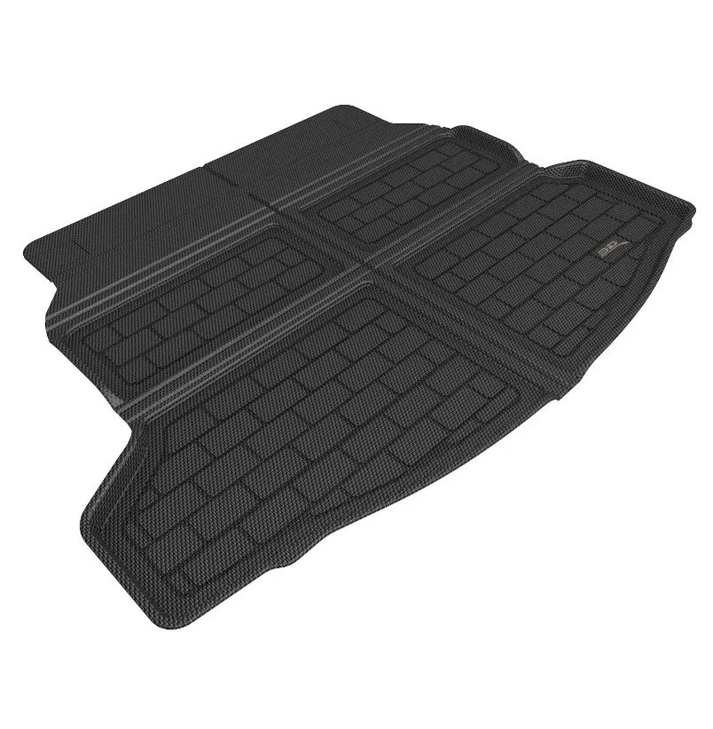 M1HD1201309 – 3D MATS/U-AC Cargo Area Liner, Black Direct Fit Raised Edge Thermoplastic Rubber Of Carbon Fiber Textur...